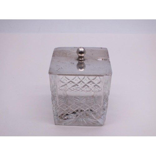 64 - SILVER TOP SQUARE POT