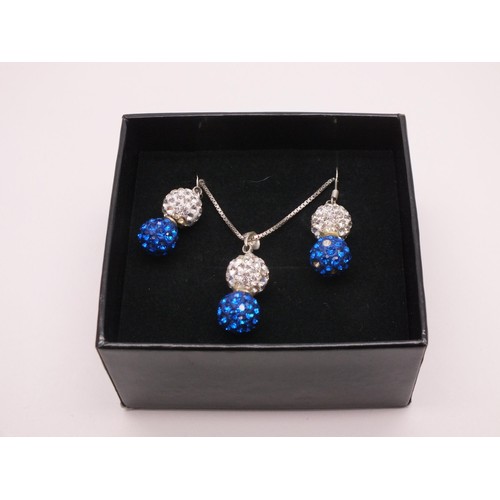 149 - BOXED SILVER NECKLACE SET