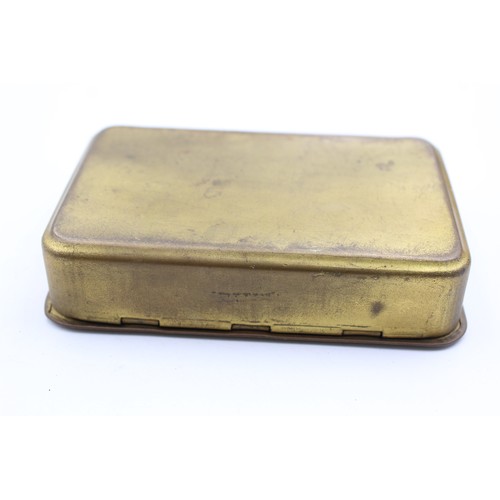 549 - WW1 1914 BRASS Princess Mary Christmas Tin (139g)