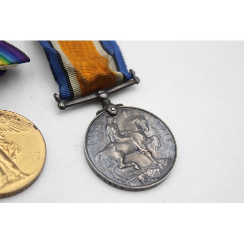 554 - WW1 Medal Pair with Original Ribbons To 21735 PTE J.Blackmore - South Lanc Regt