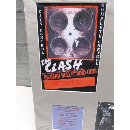 140 - THE CLASH MONTAGE PRINT