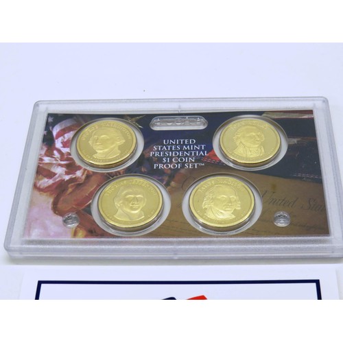 46 - UNITED STATES MINT PRRESEDENTIAL $1 COIN PROOF SET