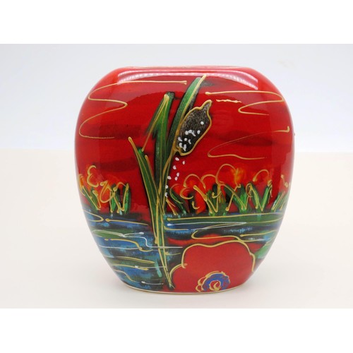 220 - ANITA HARRIS DRAGON FLY VASE