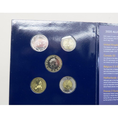 86A - 6x BRITISH MILITARY COLLECTABLE COINS & COIN SETS