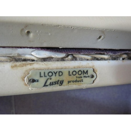 110 - VINTAGE LLOYD LOOM BLANKET BOX