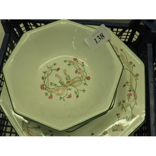 138 - SELECTION OF CROCKERY