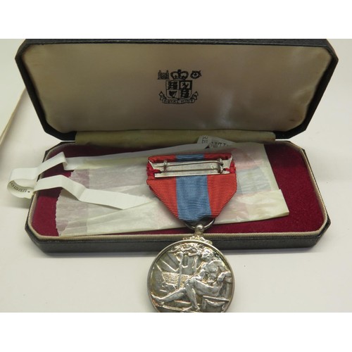 164 - IMPERIAL SERVICE MEDAL AWARDED TO CHARLES ALBERT WILTSHIRE WITH AUTHENTICITY PAPERWORK