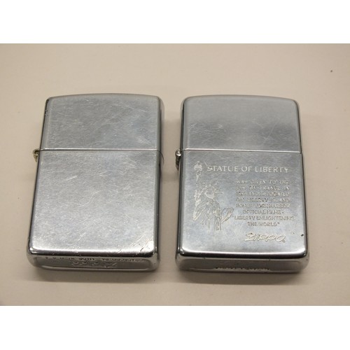 7 - TWO ZIPPO LIGHTERS