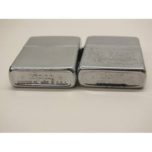 7 - TWO ZIPPO LIGHTERS