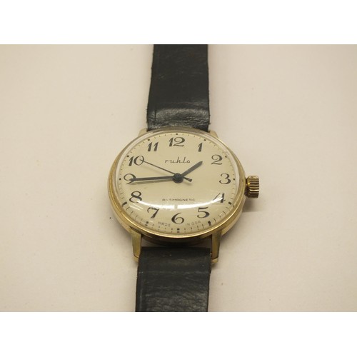 8 - EAST GERMAN MECHANICAL WATCH