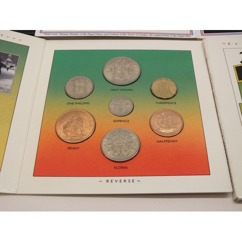 10 - FOUR COIN SETS