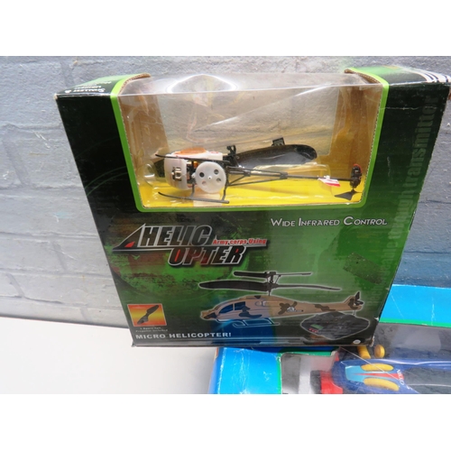 330 - 5 x MINI HELICOPTER TOYS