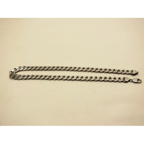 247 - 925 ITALY SILVER HEAVY CURB CHAIN 98g, Length 20