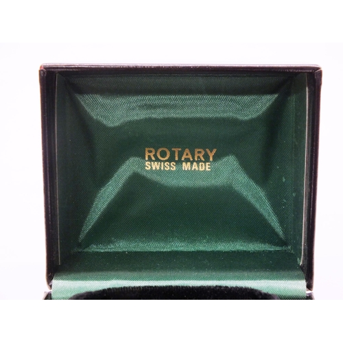 340 - ROTARY LADIES WIND UP WATCH GOLD- FULLY WORKING SUPPLIED IN THE ORIGINAL BOX- VINTAGE WATCH