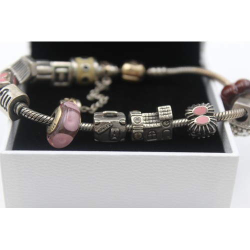 410 - .925 Pandora Bracelet with Charms