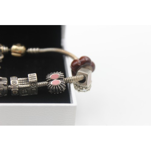 410 - .925 Pandora Bracelet with Charms