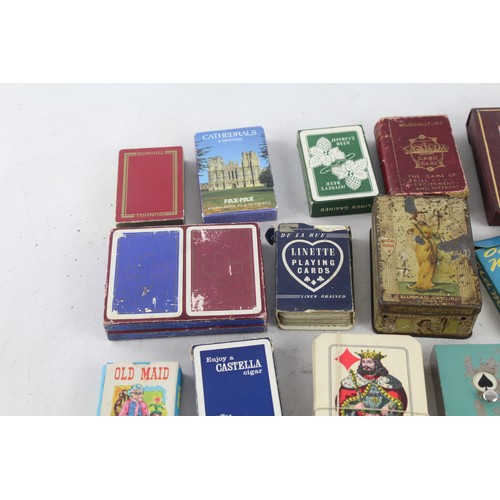 425 - 25 x Assorted PLAYING CARDS & Card Games of Various Designs & Sizes