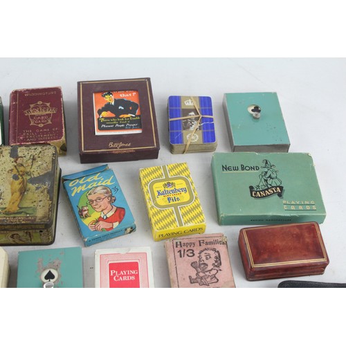 425 - 25 x Assorted PLAYING CARDS & Card Games of Various Designs & Sizes