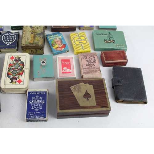 425 - 25 x Assorted PLAYING CARDS & Card Games of Various Designs & Sizes