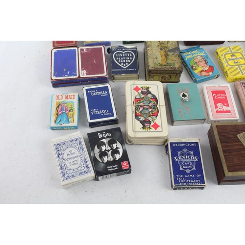 425 - 25 x Assorted PLAYING CARDS & Card Games of Various Designs & Sizes