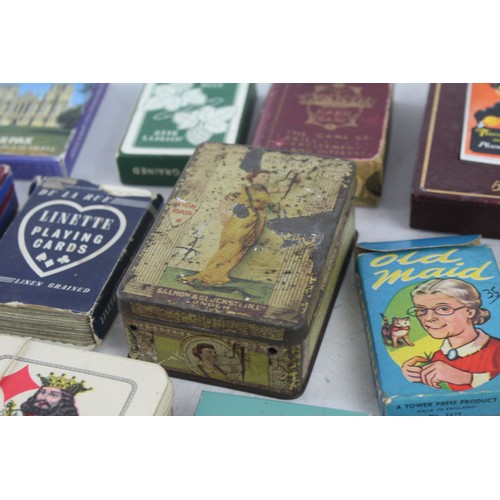 425 - 25 x Assorted PLAYING CARDS & Card Games of Various Designs & Sizes