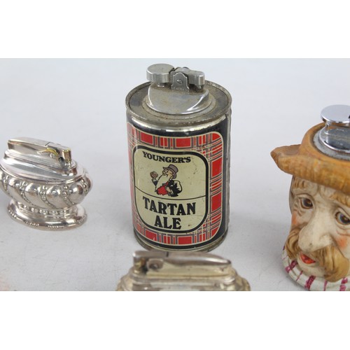 433 - 18 x Vintage TOBACCIANA Table Lighters Inc. Novelty, Advertising, Mid Century