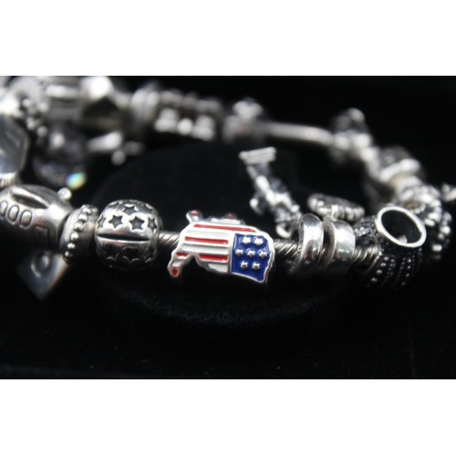 434 - .925 Pandora Bracelet with Charms