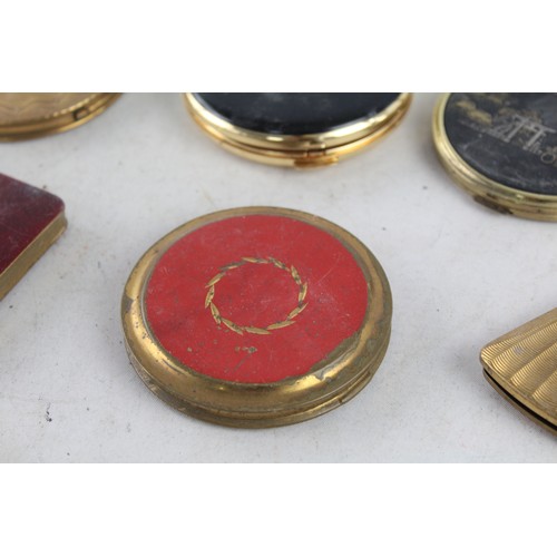 451 - 25 x Assorted Vintage Ladies Powder COMPACTS Inc Stratton, Mascot, Gold Tone Etc