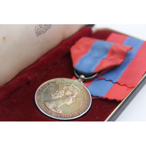 495 - 2 x Boxed ER II Imperial Service Medal & St John Long Service Medal Etc