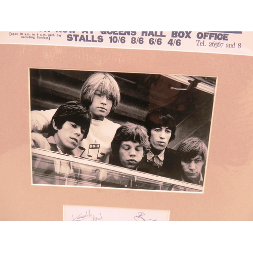 33 - ROLLING STONES CONCERT PRINT LEEDS 1964