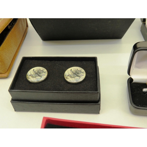 71 - JOBLOT OF GENTS CUFFLINKS INCLUDES BOXED SETS