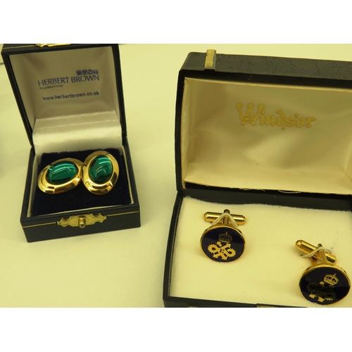 71 - JOBLOT OF GENTS CUFFLINKS INCLUDES BOXED SETS