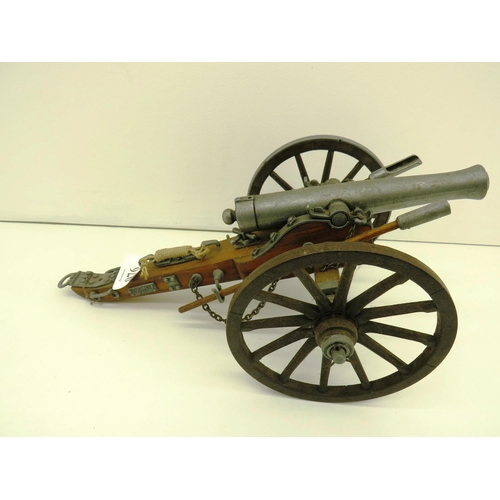 76 - TWO VINTAGE ORNAMENTAL CANNONS