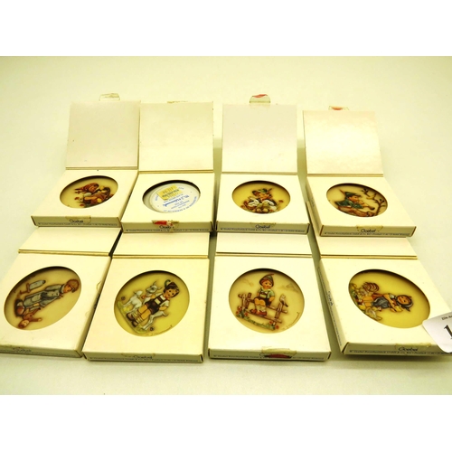 182 - SELECTION OF EIGHT GOEBEL M.J HUMMEL MINIATURE PLATES