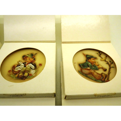 182 - SELECTION OF EIGHT GOEBEL M.J HUMMEL MINIATURE PLATES