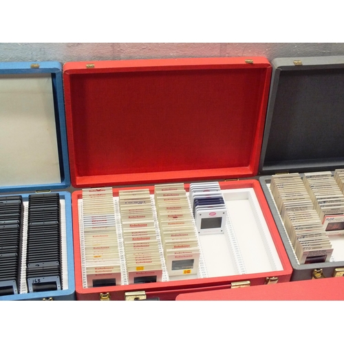 2 - PHOTGRAPHIC TRANSPARENCY/ SLIDE CASES AND CONTENTS