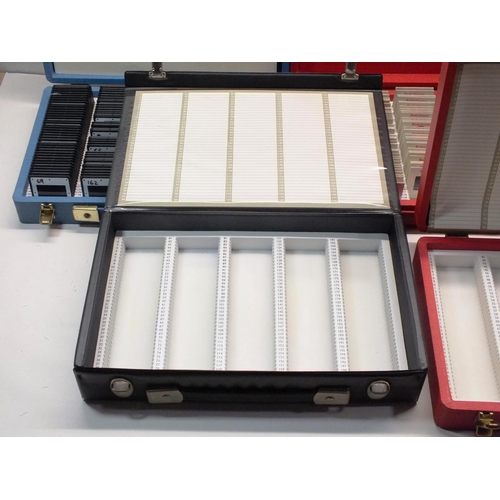 2 - PHOTGRAPHIC TRANSPARENCY/ SLIDE CASES AND CONTENTS