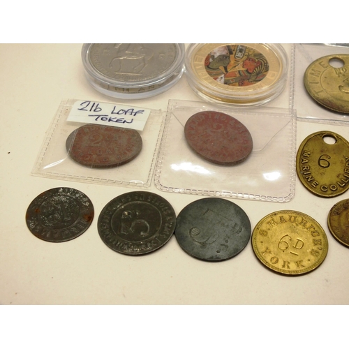 7 - COINS, TOKENS, PIT CHECKS- JOB LOT