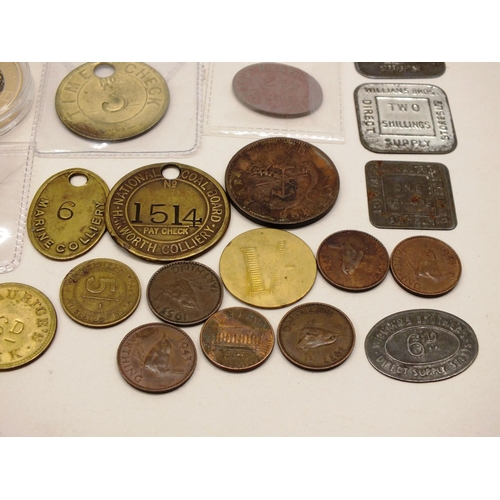 7 - COINS, TOKENS, PIT CHECKS- JOB LOT