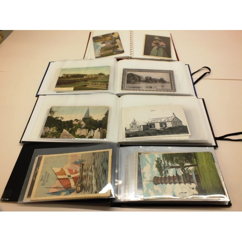 20 - 4 x ALBUMS FULL OF OLD POSTCARDS