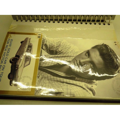 144 - ALBUM OF ELVIS PRESLEY ITEMS