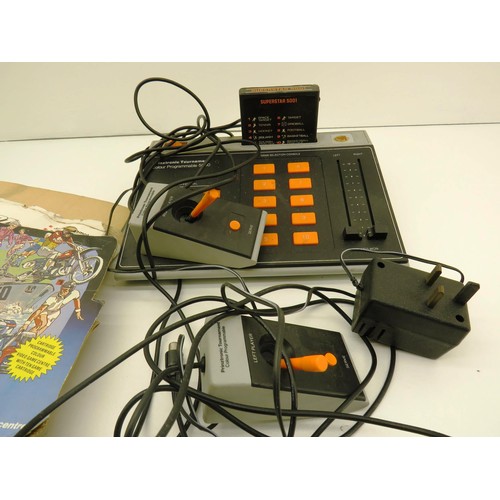 153 - RETRO 1970's PRINZTRONIC TOURNAMENT COLOUR PROGRMMABLE GAMING CONSOLE WITH GAMES