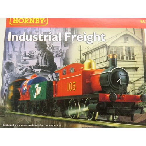 170 - HORNBY INDUSTRIAL FREIGHT ELECTRIC TRAIN SET - AS NEW