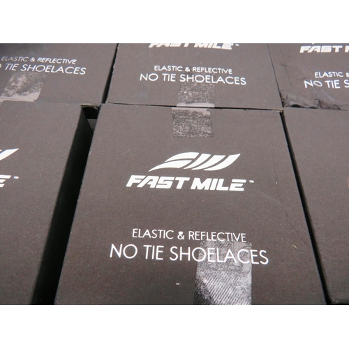 303 - 1 x DOZEN FAST MILE NO TIE SHOE LACES