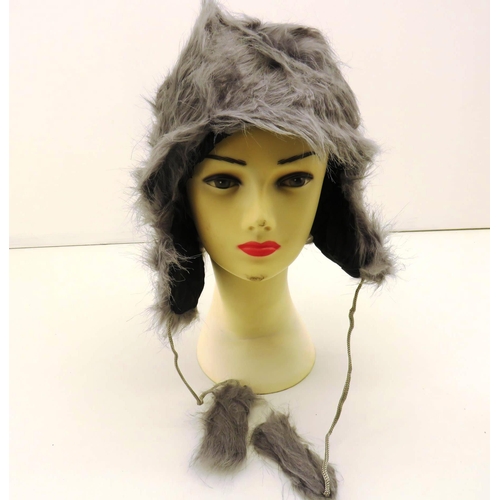 313 - SELECTION OF TEN LADIES  FAUX FUR HATS