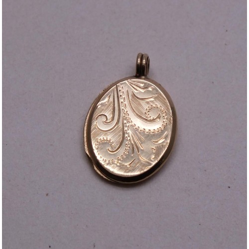 232 - 9ct GOLD LOCKET