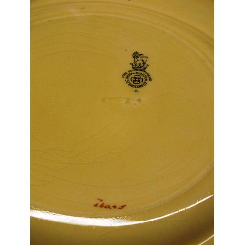 243 - ROYAL DOULTON CABINET PLATE - POPPIES IN CORN FIELD,  10