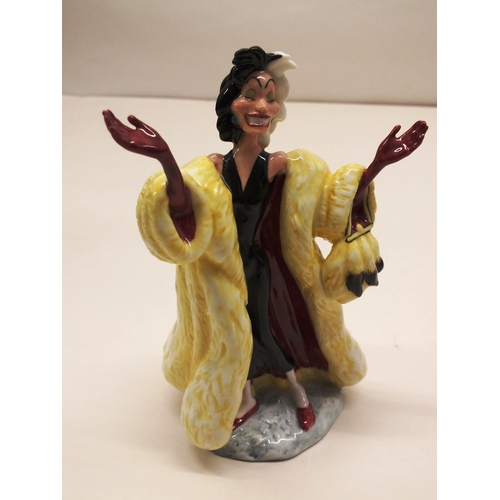 54 - ROYAL DOULTON CRUELLA DE-VILLE - BOXED