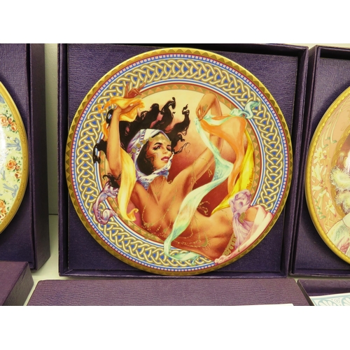 339 - 8 x OLEG CASSIMI COLLECTABLE PLATES 