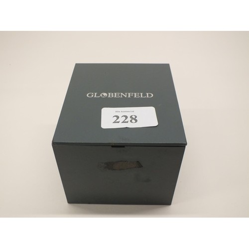 228 - GENTS GLOBENFELD WATCH BOXED AND WORKING